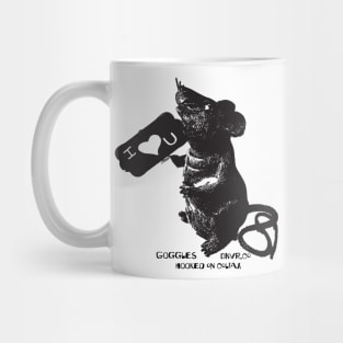 Goggles Hooked on Colfax I Love You Mug